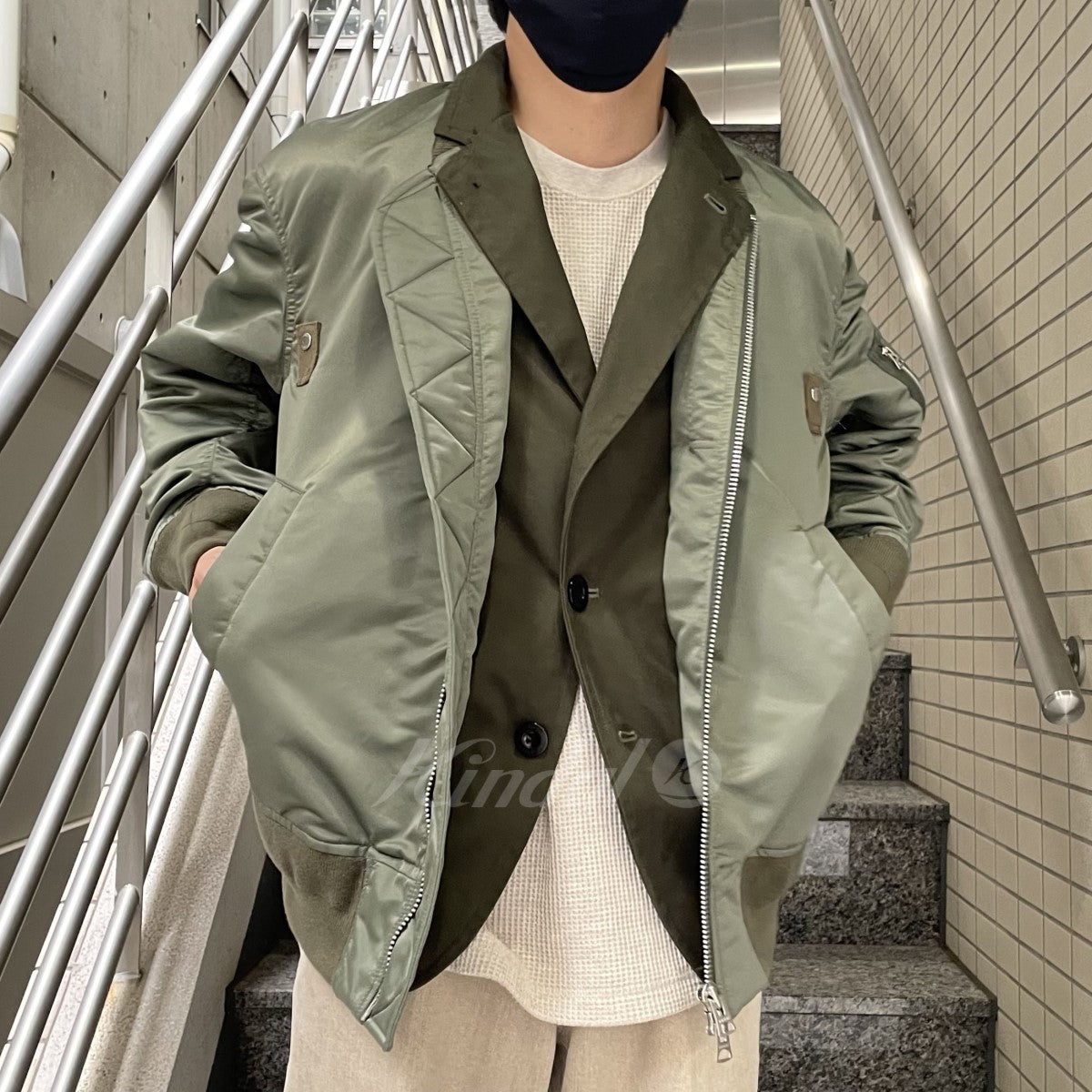 sacai サカイ Suiting Jacket サイズ1 - ベスト/ジレ
