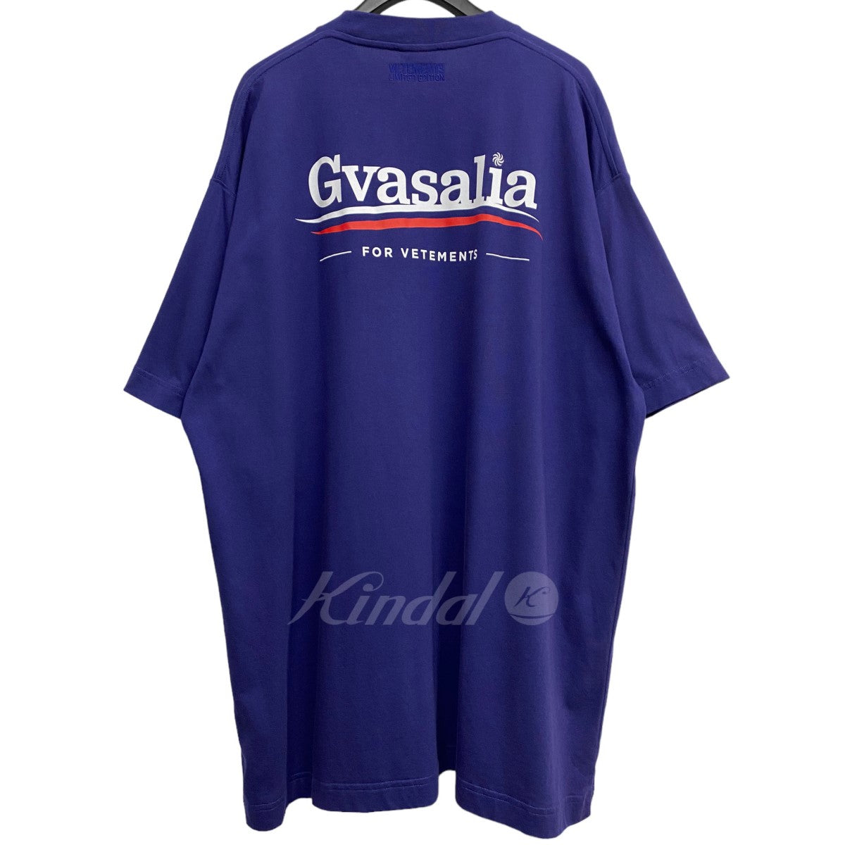 よろしくお願いしますVETEMENTS : Gvasalia 両面プリント オーバーサイズTシャツ