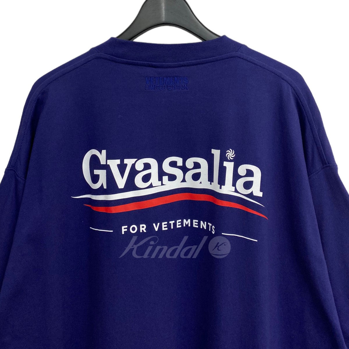 VETEMENTS : Gvasalia 両面プリント オーバーサイズTシャツよろしくお願いします