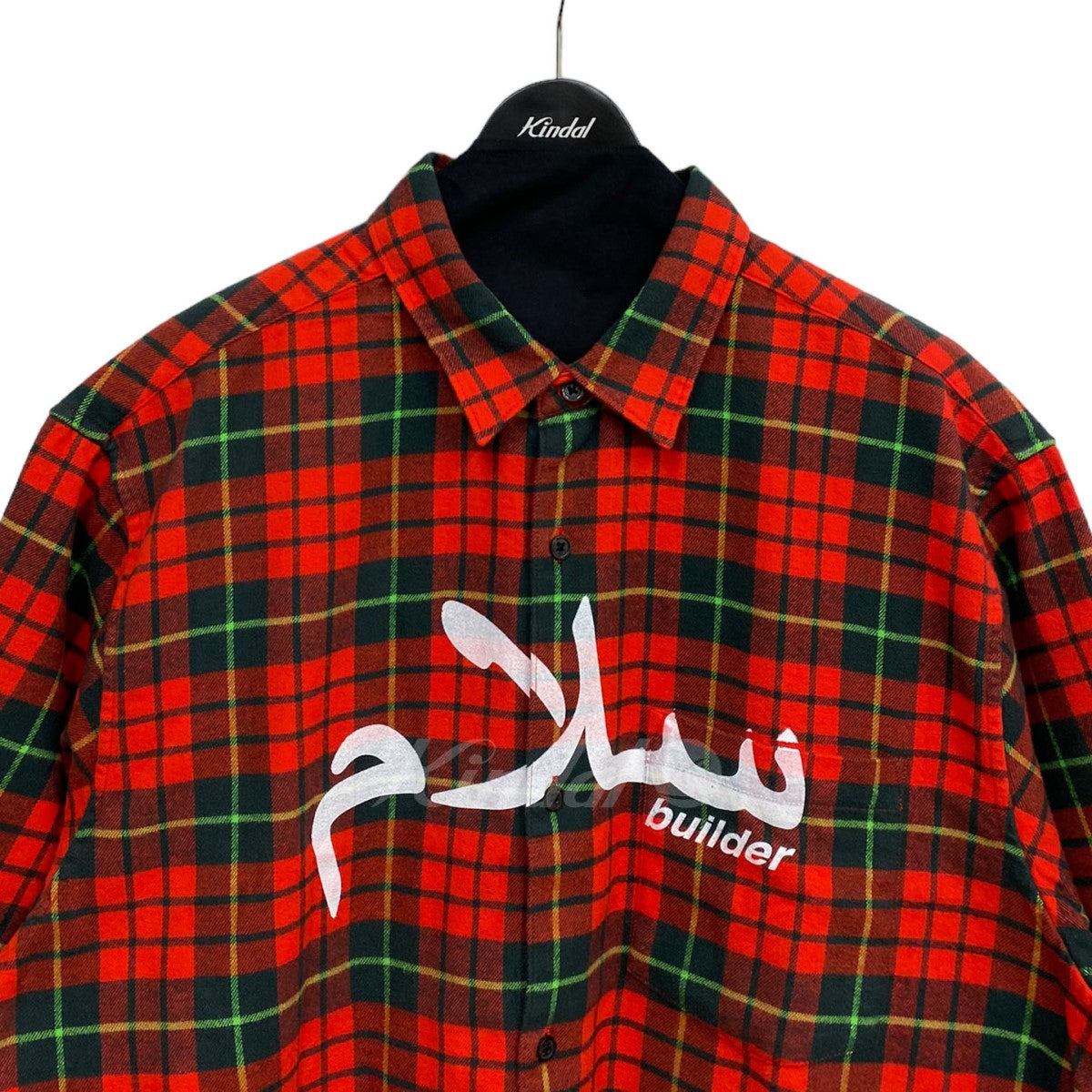 Supreme×UNDER COVER 23SS Flannel Shirt Arabic Logoフランネルロゴチェックシャツ レッド サイズ  13｜【公式】カインドオルオンライン ブランド古着・中古通販【kindal】