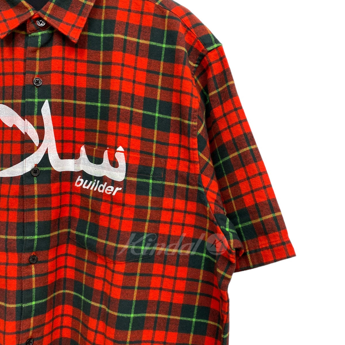 Supreme×UNDER COVER 23SS Flannel Shirt Arabic Logoフランネルロゴチェックシャツ レッド サイズ  13｜【公式】カインドオルオンライン ブランド古着・中古通販【kindal】