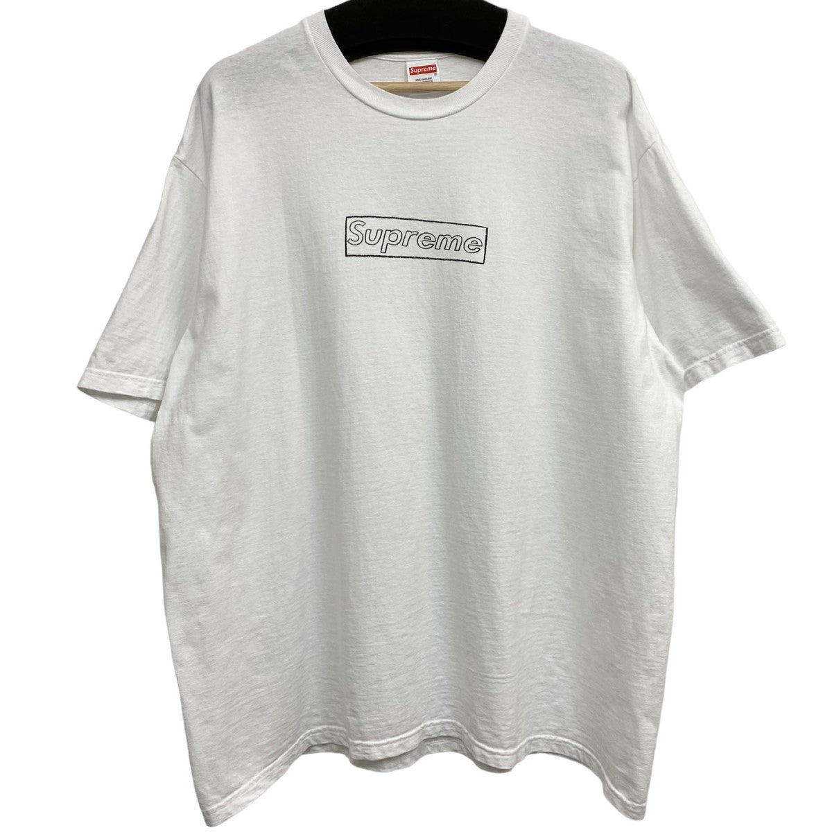 SUPREME×KAWS 21SS Chalk Box Logo TeeチョークボックスロゴTシャツ ホワイト サイズ  XL｜【公式】カインドオルオンライン ブランド古着・中古通販【kindal】