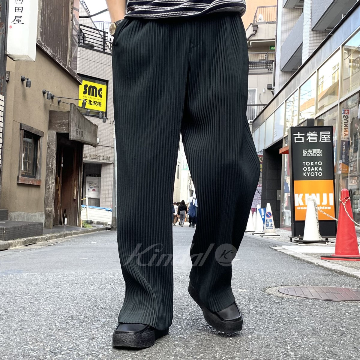 23AW Monthly Color Augustプリーツワイドストレートパンツ