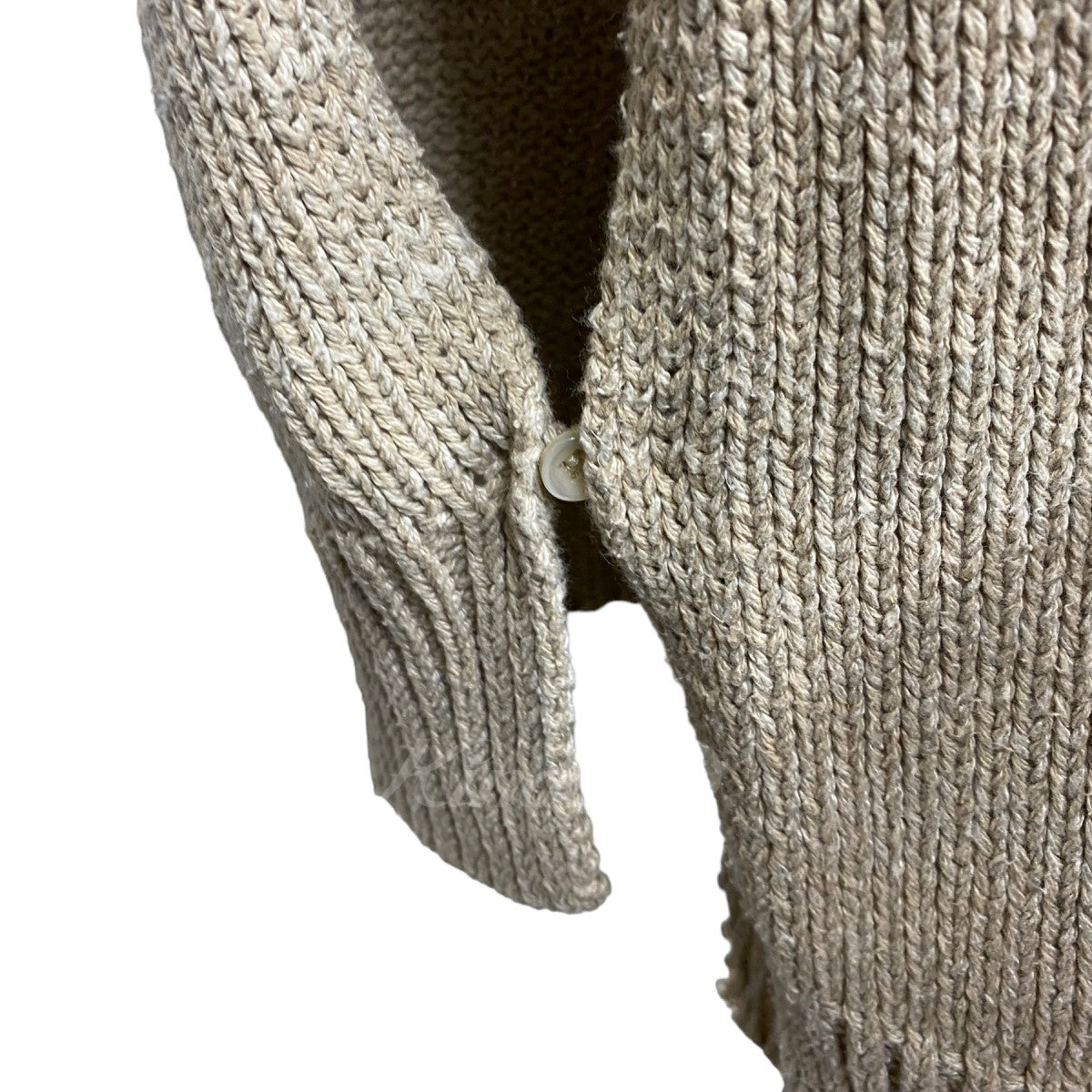Maison Margiela10 22SSコットンセルロースヘンプニットベスト ダメージ加工オーバーサイズ 古着・中古-9枚目のアイテム画像