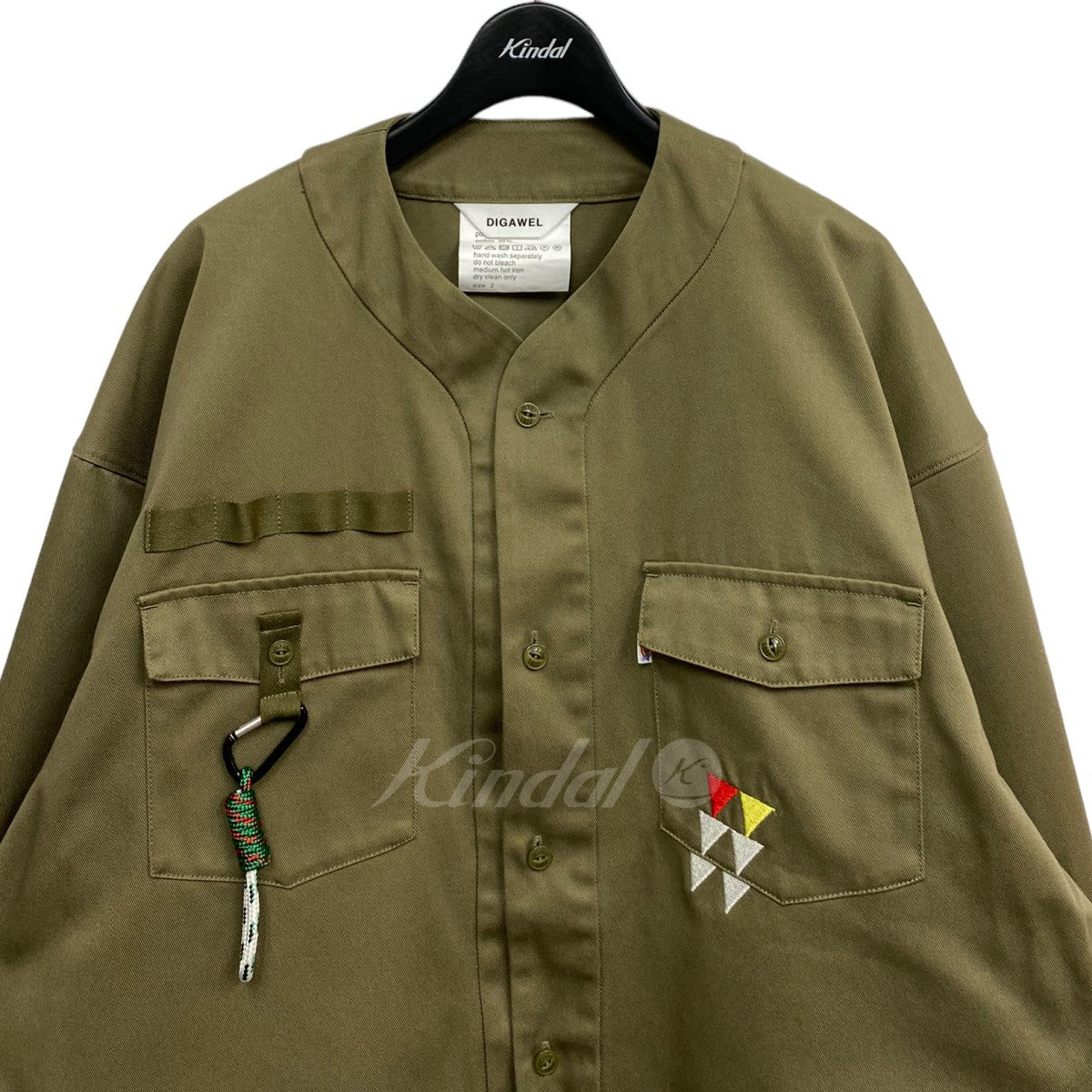 Dickies×DIGAWEL(Dickies×ディガウェル ディッキーズ) 23SS Cub Scouts Oversized  Shirtベースボールシャツジャケット