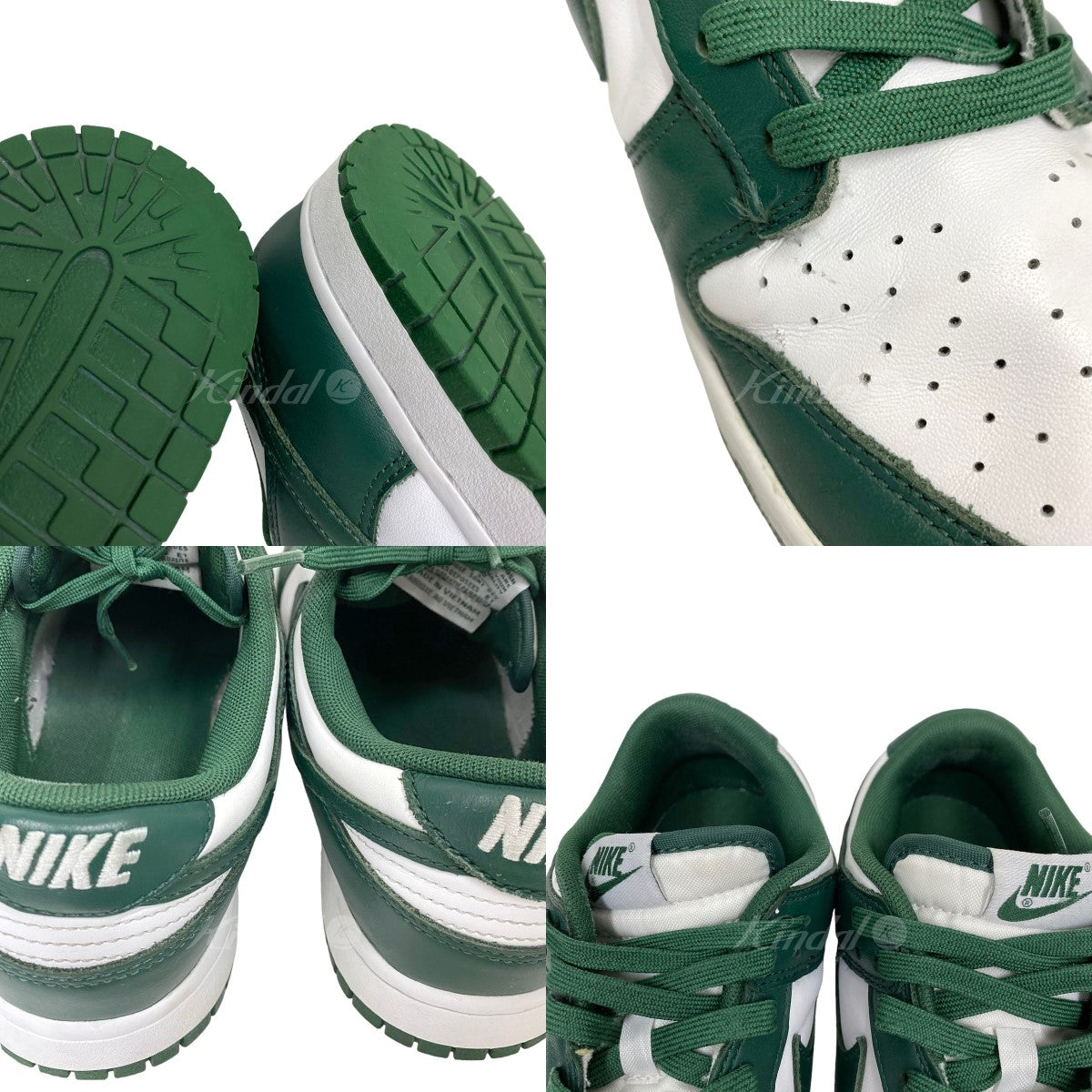 USED NIKE Dunklowチームグリーン team greenモデルシリーズDUNK - 靴