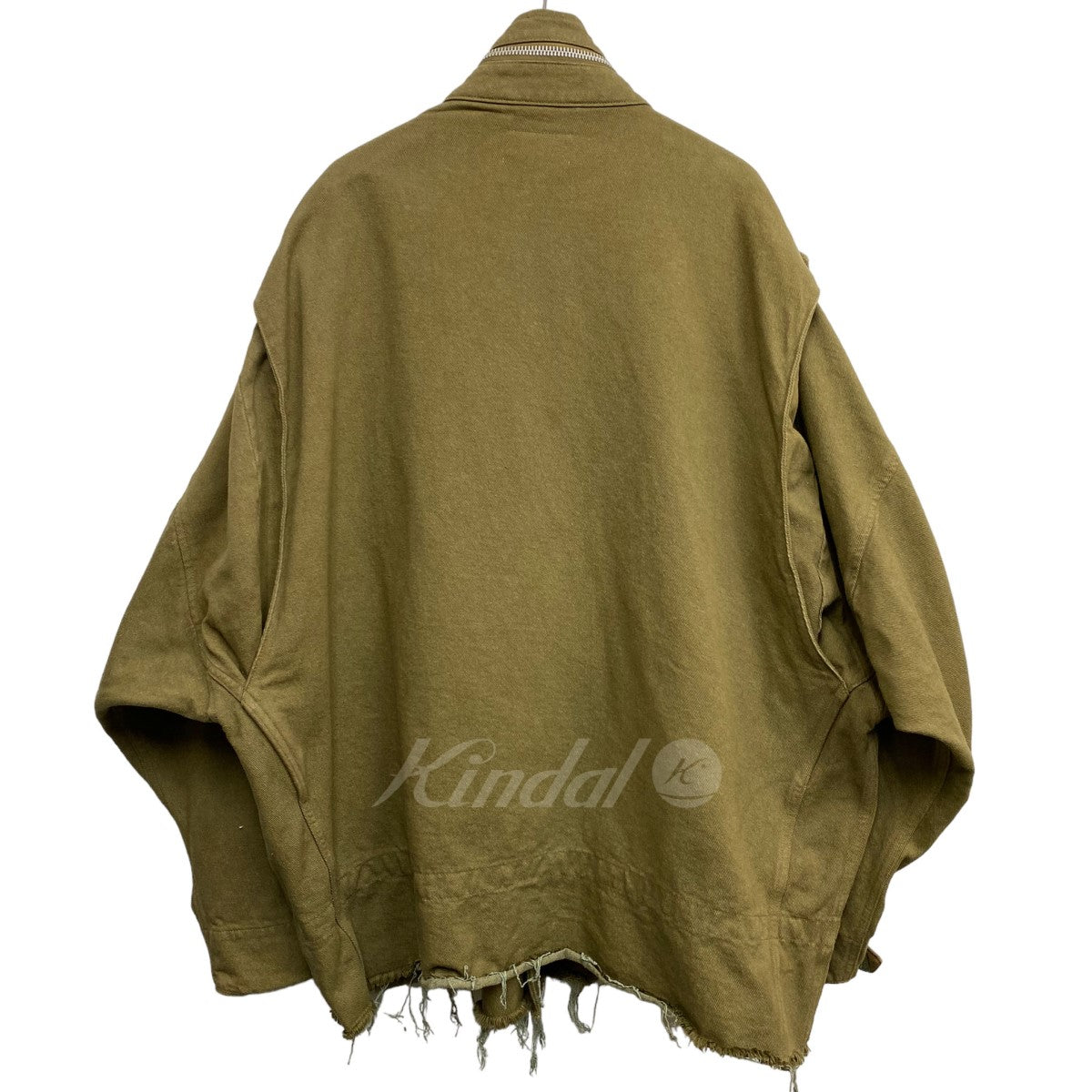 doublet(ダブレット) 22SS Silk Twill Military Blousonシルク 