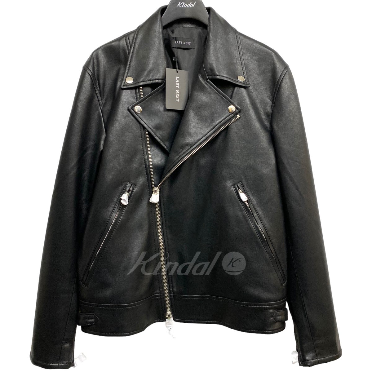 23AW Leather Rose Riders Jacketストレッチレザーローズライダース