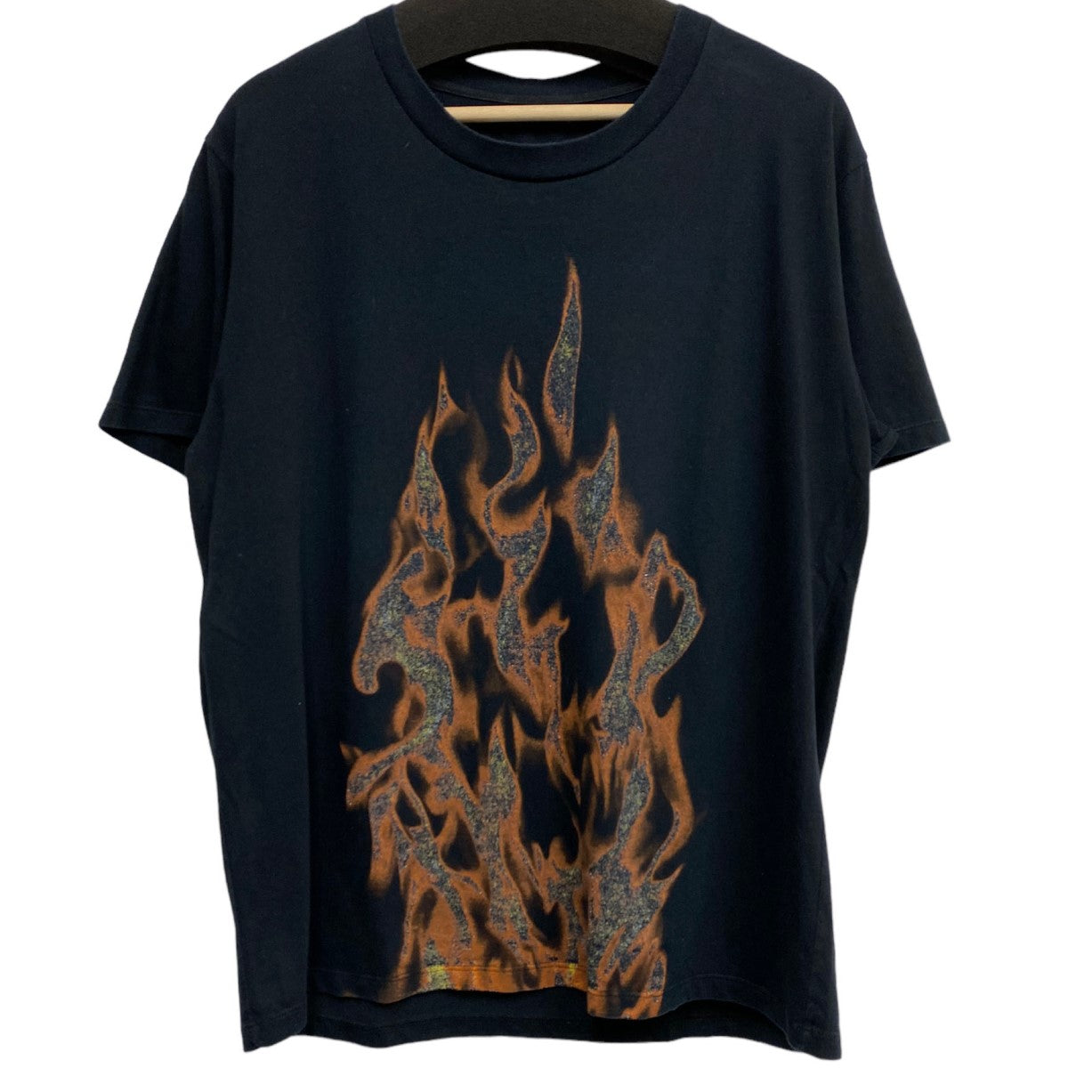 Maison Martin Margiela1(メゾンマルタンマルジェラ1) Originalオリジナル12SS Flame T-shirtフレイム ファイヤーTシャツ ブラック サイズ S(オーバーサイズ)｜【公式】カインドオルオンライン ブランド古着・中古通販【kindal】