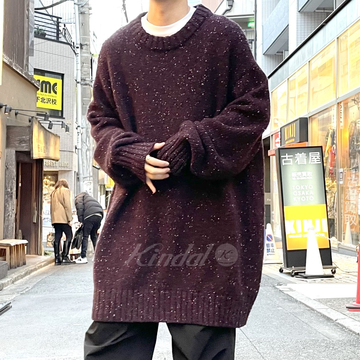 Maison Margiela10 19AW オーバーサイズニットセーター有名人着 古着・中古-2枚目のアイテム画像