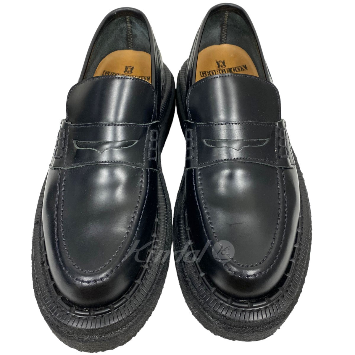 sacai×GEORGE COX 21AWDouble Sole Coin Loaferコインローファーレザー ...