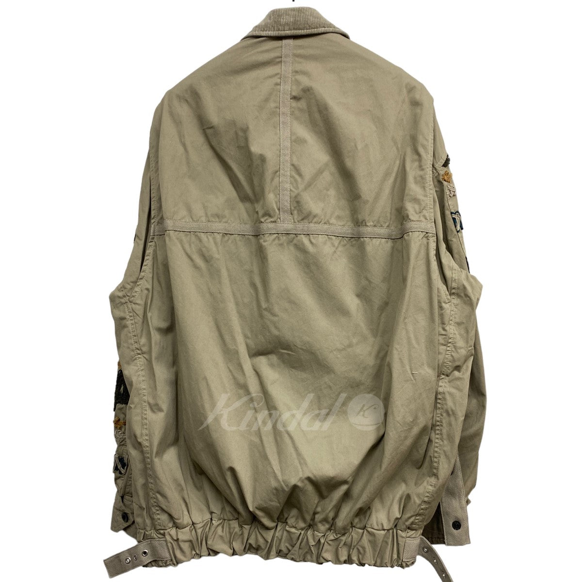 sacai×ERIC HAZE 23SSCode Embroidery Cotton Blouson刺繍ZIPUPジャケットブルゾン 古着・中古-3枚目のアイテム画像