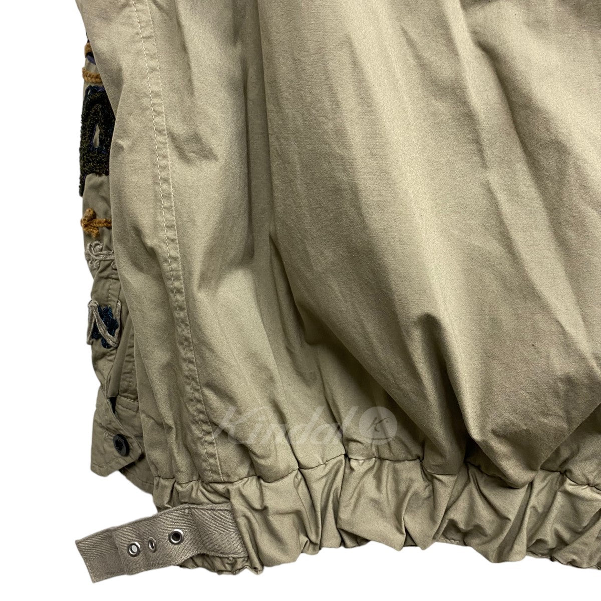 sacai×ERIC HAZE 23SSCode Embroidery Cotton Blouson刺繍ZIPUPジャケットブルゾン 古着・中古-7枚目のアイテム画像