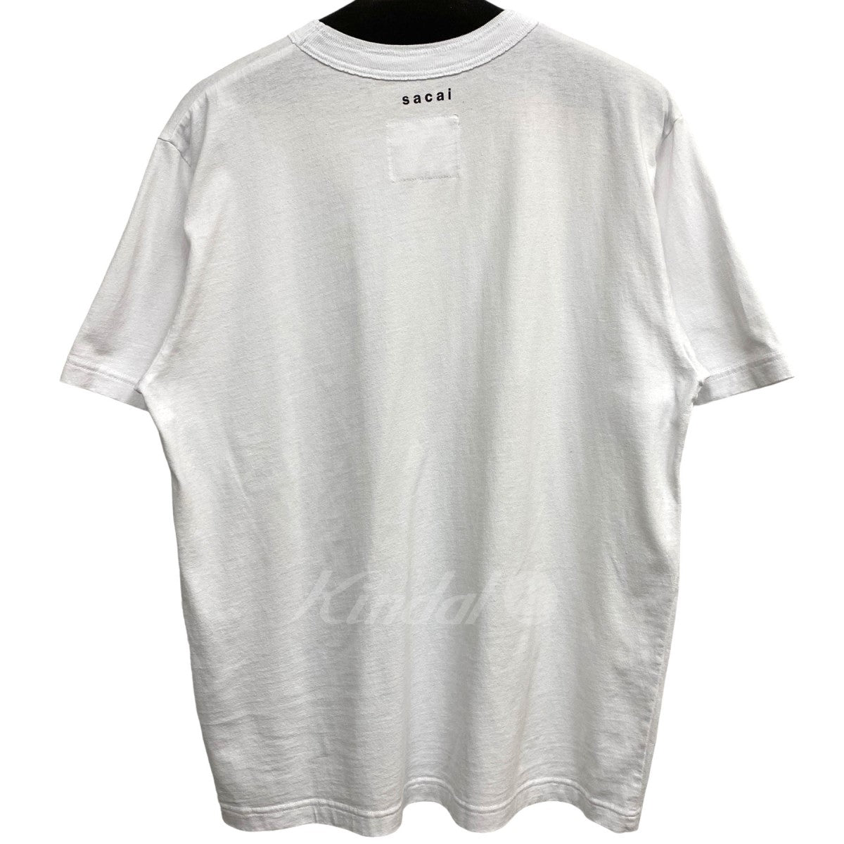 sacai×KAWS 21SSEmbroidery T-Shirtロゴ刺繍Tシャツ 古着・中古-2枚目のアイテム画像