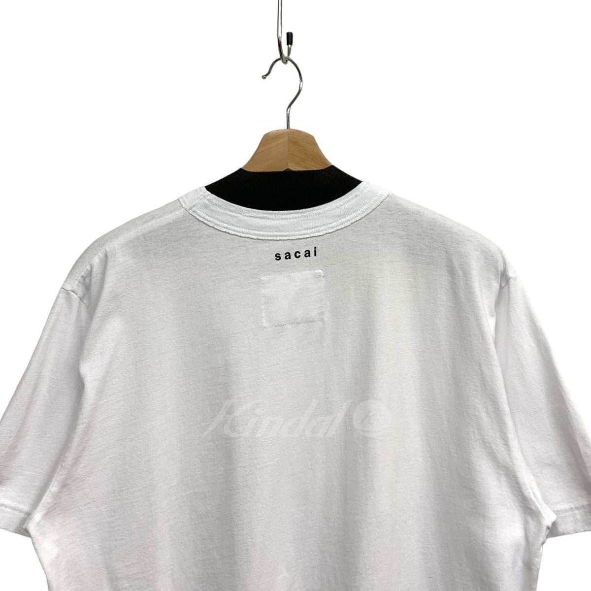 sacai×KAWS 21SSEmbroidery T-Shirtロゴ刺繍Tシャツ 古着・中古-5枚目のアイテム画像