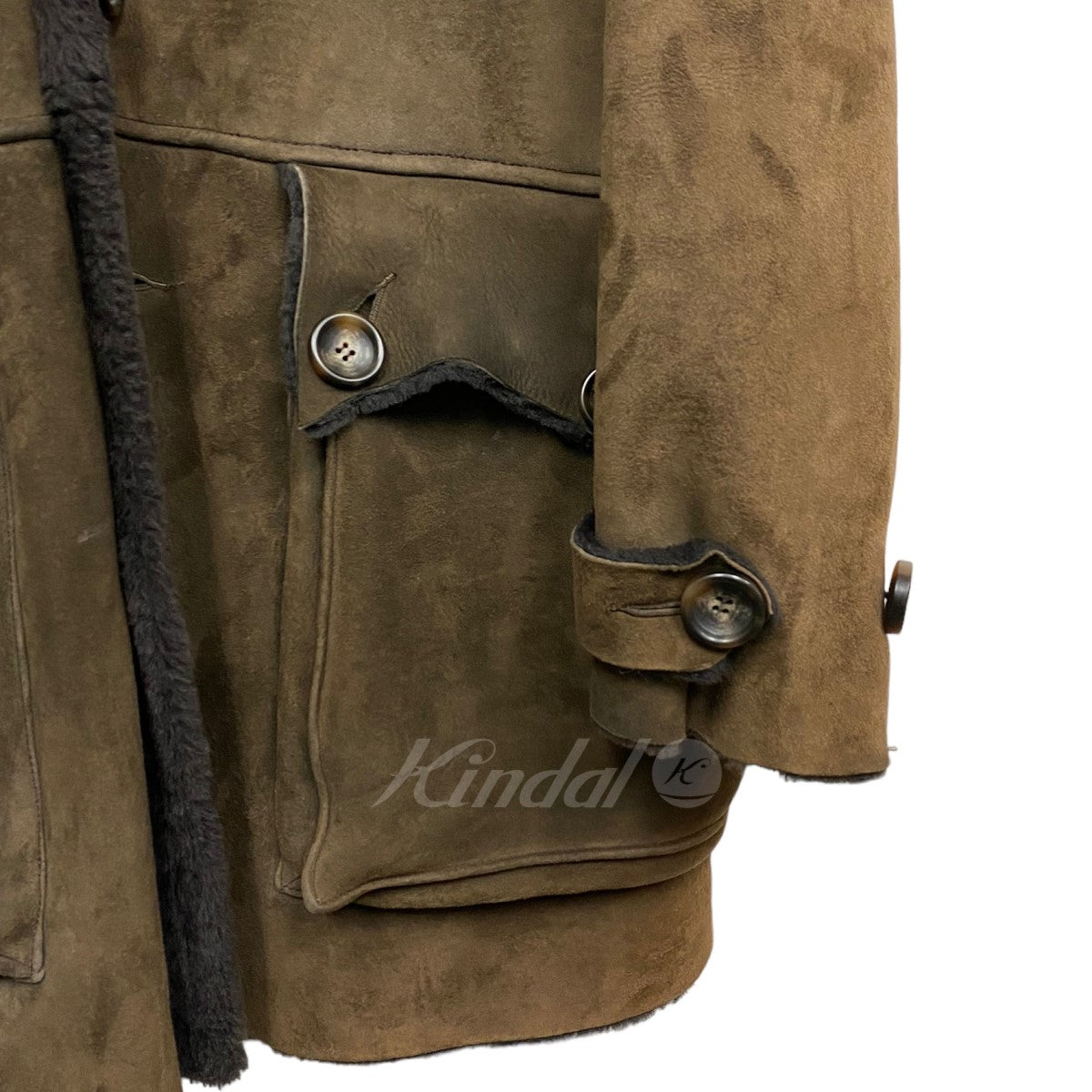 needles ニードルス　ムートンコート　サイズS Needles(ニードルズ) ECW Mouton Coatムートンコート ブラウン