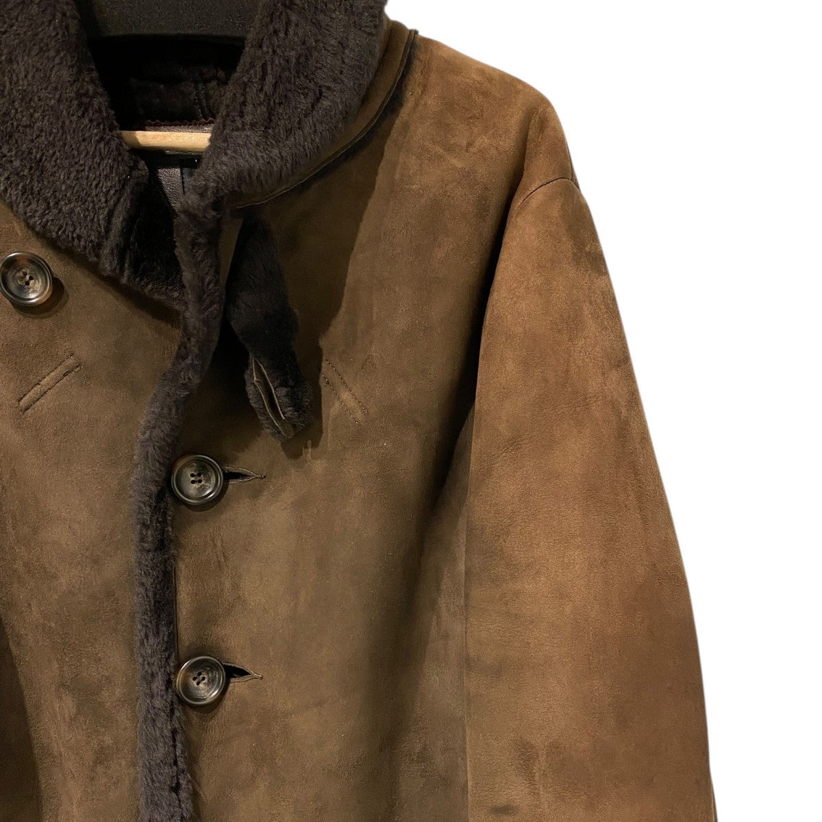 Needles(ニードルズ) ECW Mouton Coatムートンコート ブラウン サイズ
