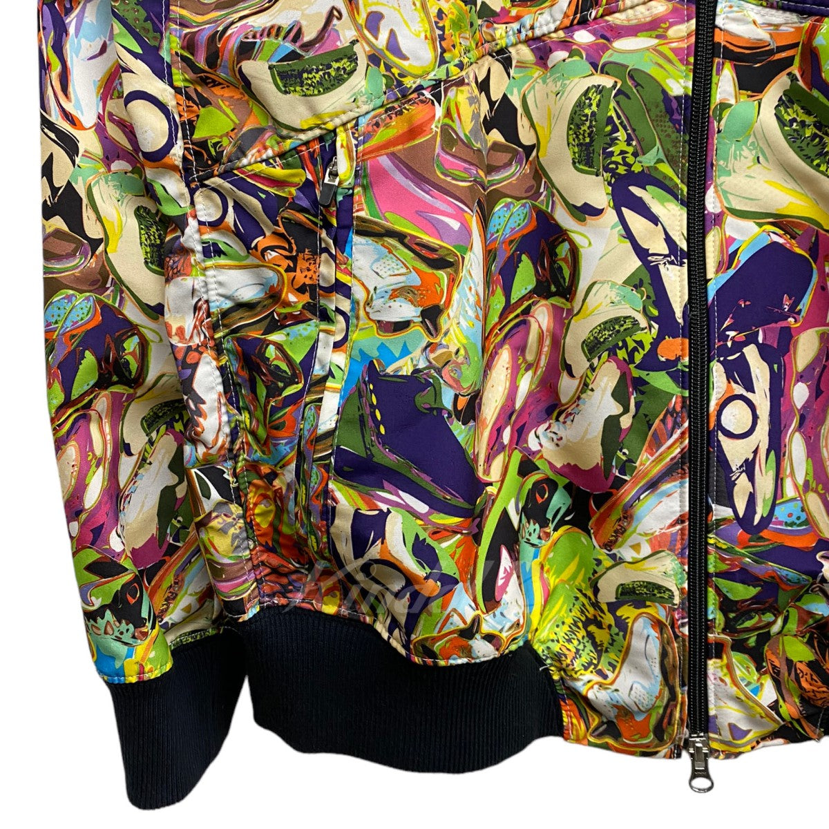 NIKE JORDAN 日本未発売11AW Jordan Technicolour Hoodieジョーダン総柄ジャケット 古着・中古-5枚目のアイテム画像