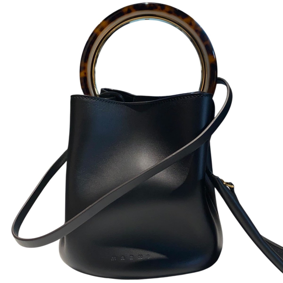MARNI(マルニ) 19SSPANNIERパニエサークルハンドルバケットバッグ 