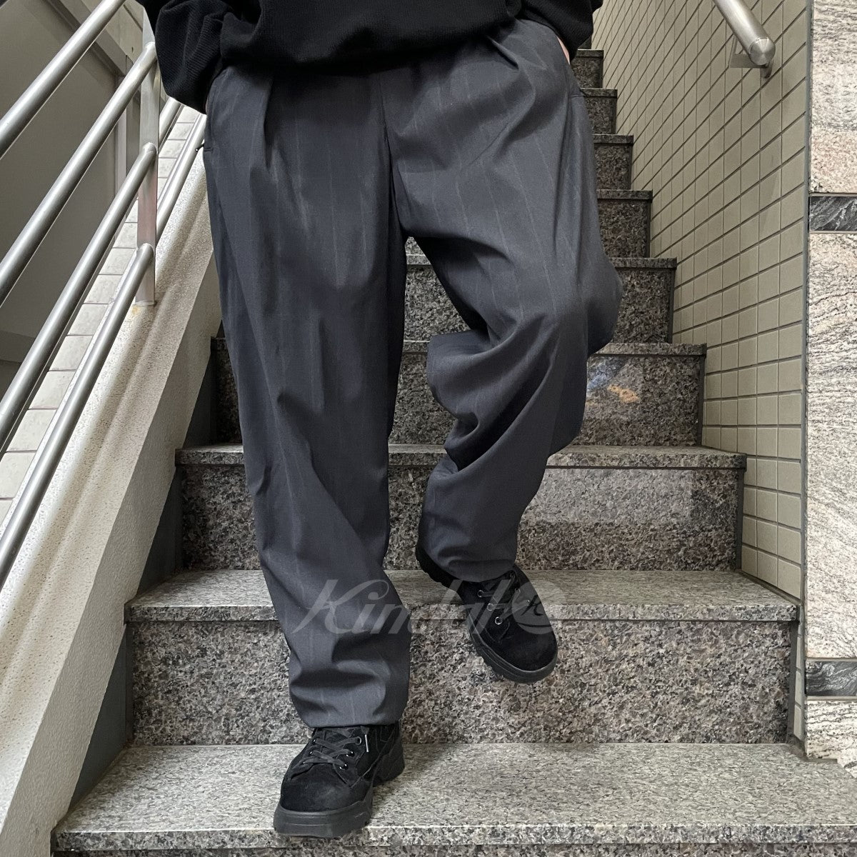 NEAT×is-ness×Loro Piana 20AW SPORT FABRICS PANTSイージーワイド ...