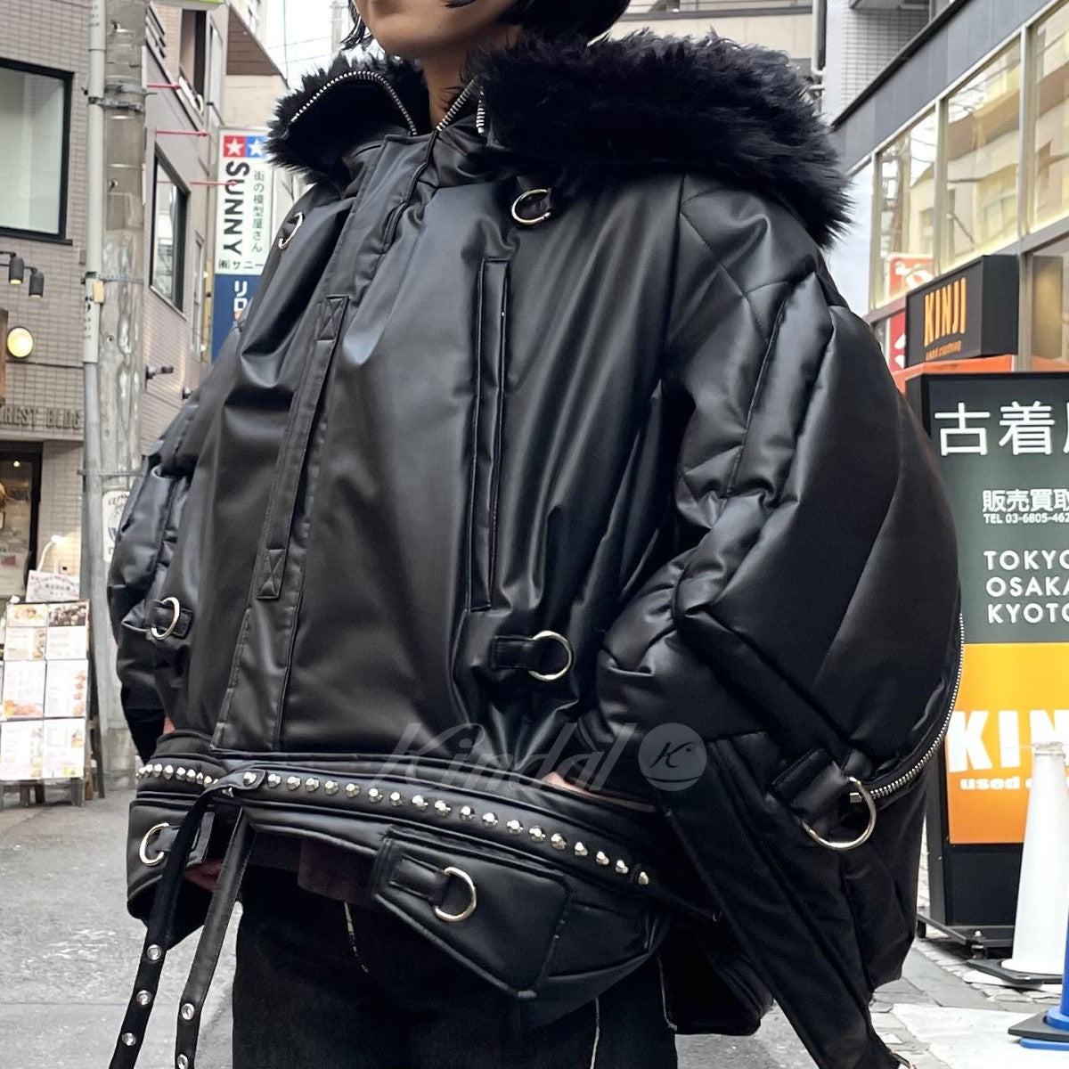 JUNYA WATANABE(ジュンヤワタナベ) 23AW Faux Leather Oversized 