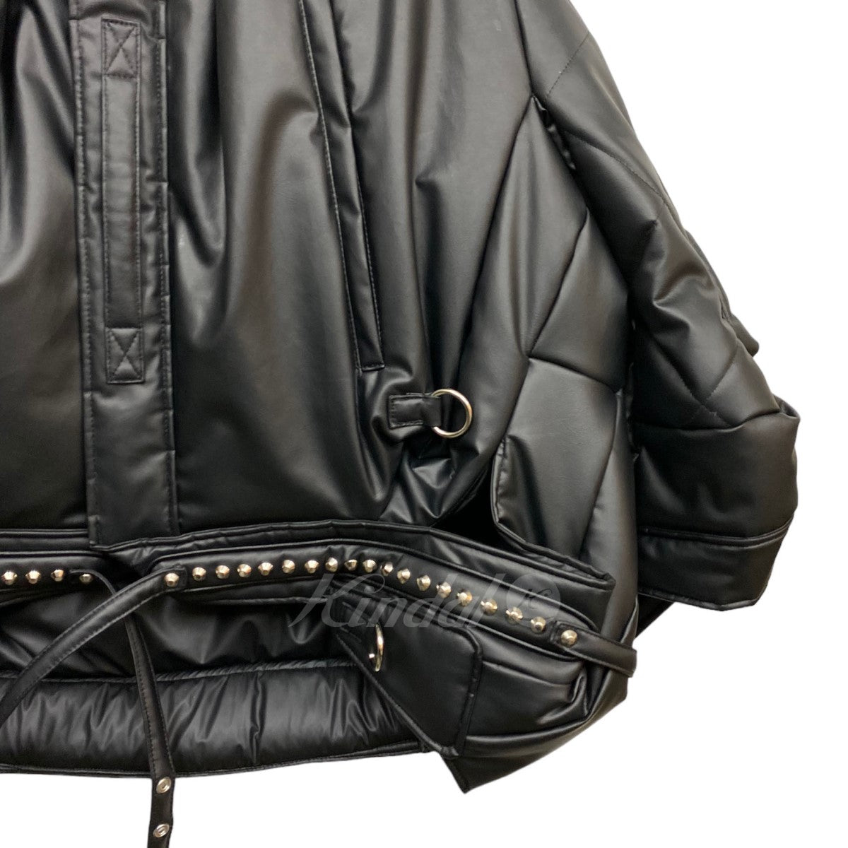 JUNYA WATANABE(ジュンヤワタナベ) 23AW Faux Leather Oversized Jacketフェイクレザー切替ジャケット