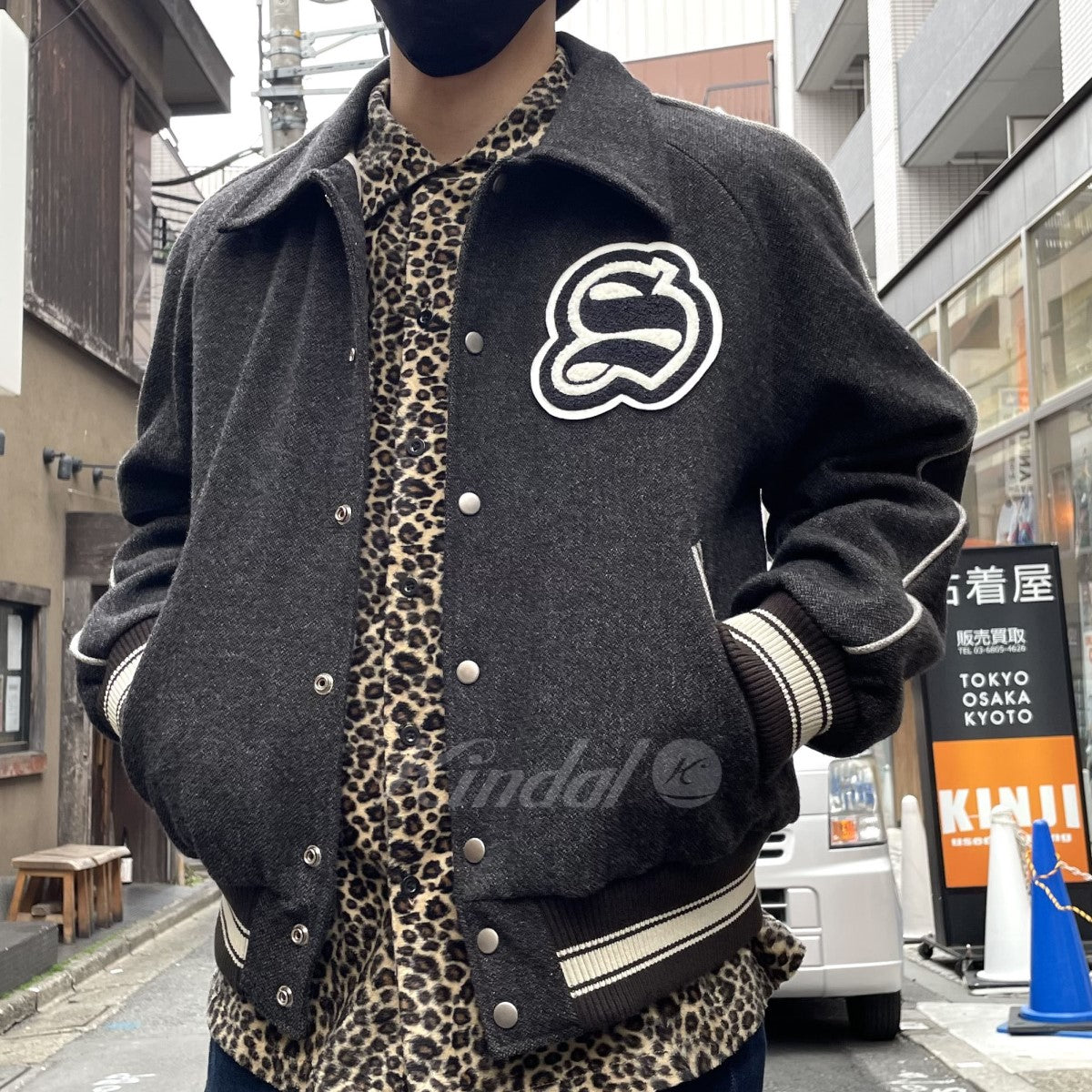 SUGARHILL(シュガーヒル) 23AW MELTON STADIUM JACKETメルトンロゴスタジャン ベースボールジャケット ブラウン  サイズ 15｜【公式】カインドオルオンライン ブランド古着・中古通販【kindal】