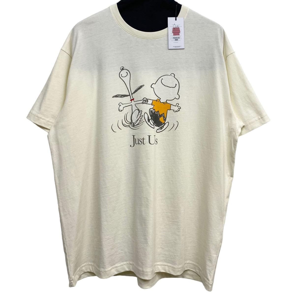 KITH NYC×PEANUTS SNOOPY＆Charlie Brown 23AWJust Us Tee SandriftプリントTシャツ 古着・中古-1枚目のアイテム画像