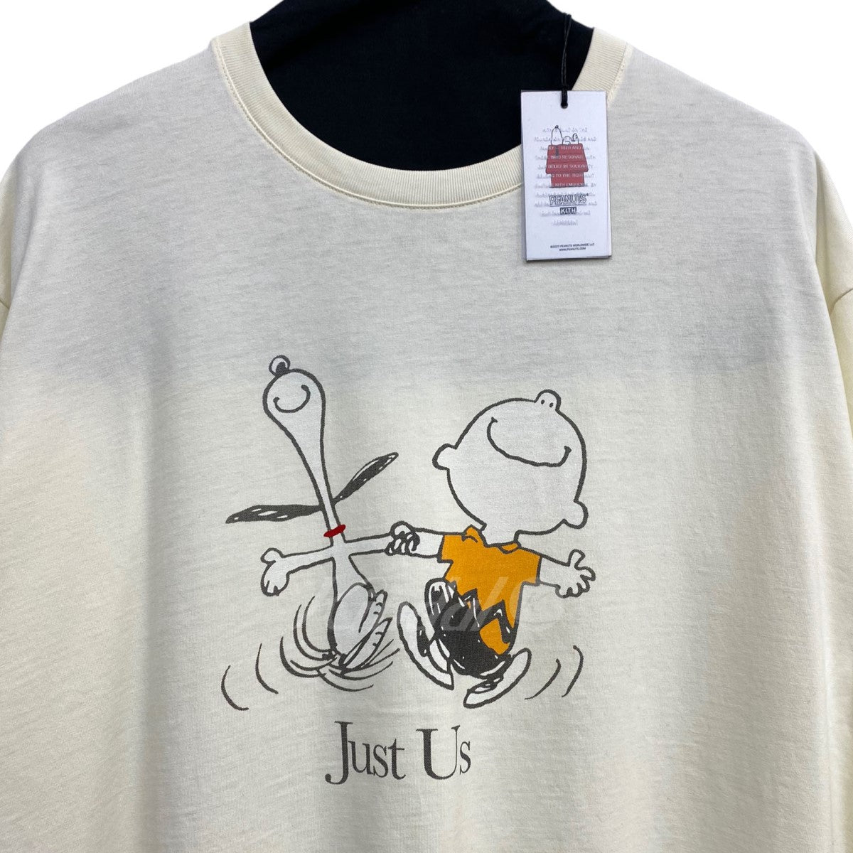 KITH NYC×PEANUTS SNOOPY＆Charlie Brown 23AWJust Us Tee Sandrift 