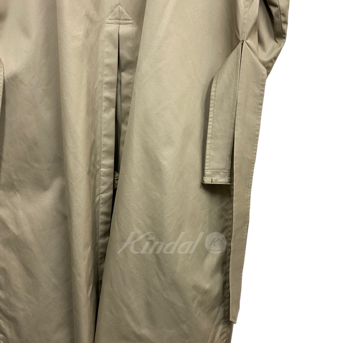 blurhms (ブラームス) Gabardine Double Belt Trench Coat