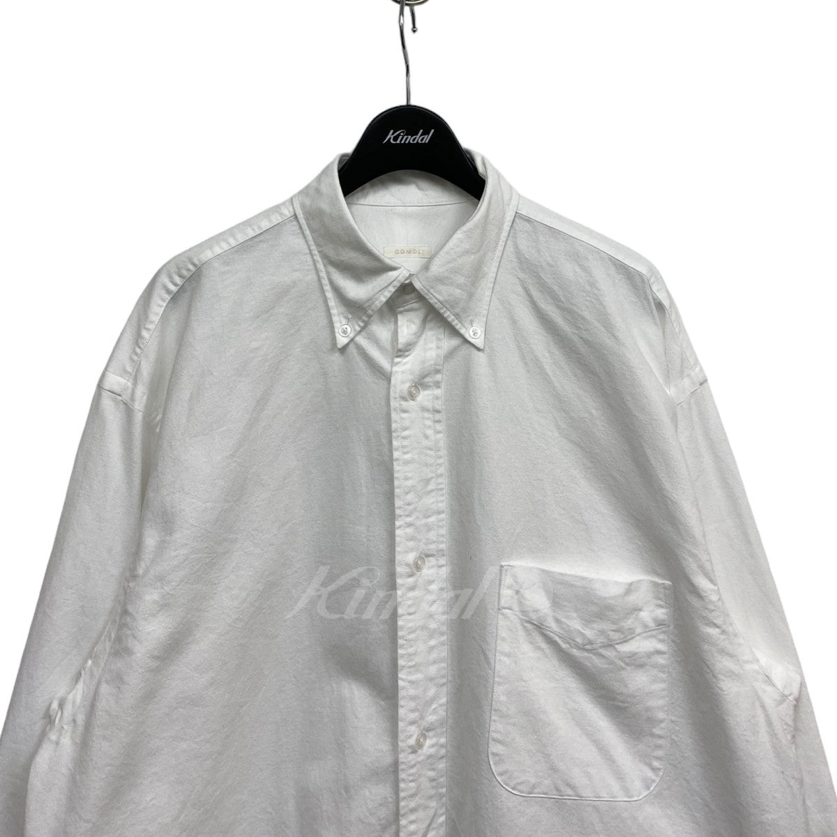 COMOLI 23SS オックスBDシャツX01-02009 古着・中古-4枚目のアイテム画像