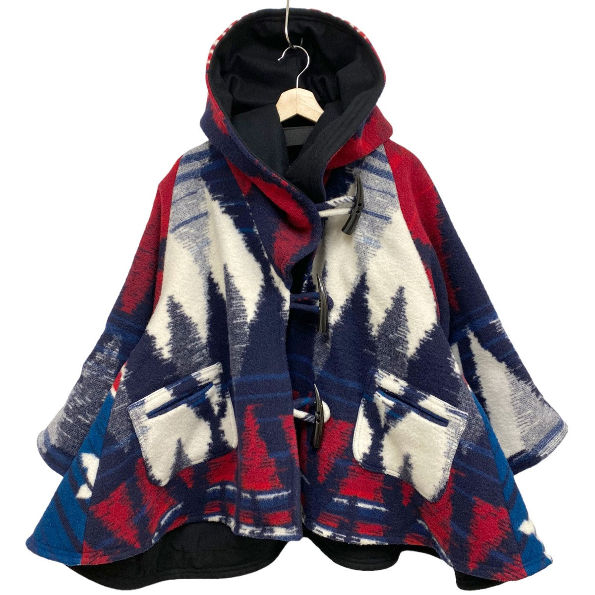 Pendleton×Lindsey Thornburg L’Appartement 14AWブランケットケープオーバーサイズポンチョコート 古着・中古-1枚目のアイテム画像