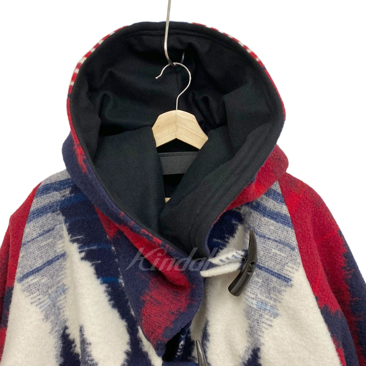 Pendleton×Lindsey Thornburg L’Appartement 14AWブランケットケープオーバーサイズポンチョコート 古着・中古-5枚目のアイテム画像