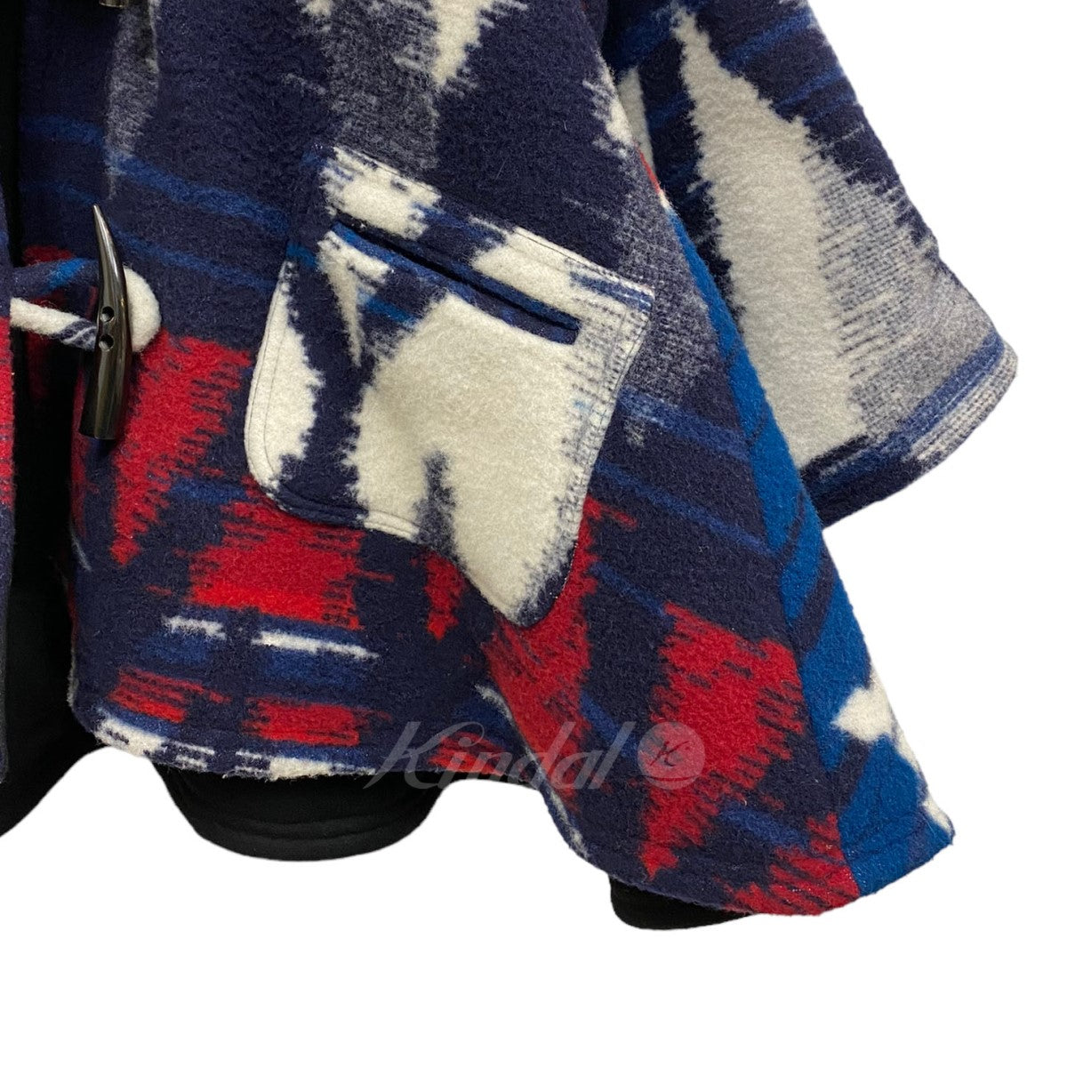 Pendleton×Lindsey Thornburg L’Appartement 14AWブランケットケープオーバーサイズポンチョコート 古着・中古-6枚目のアイテム画像