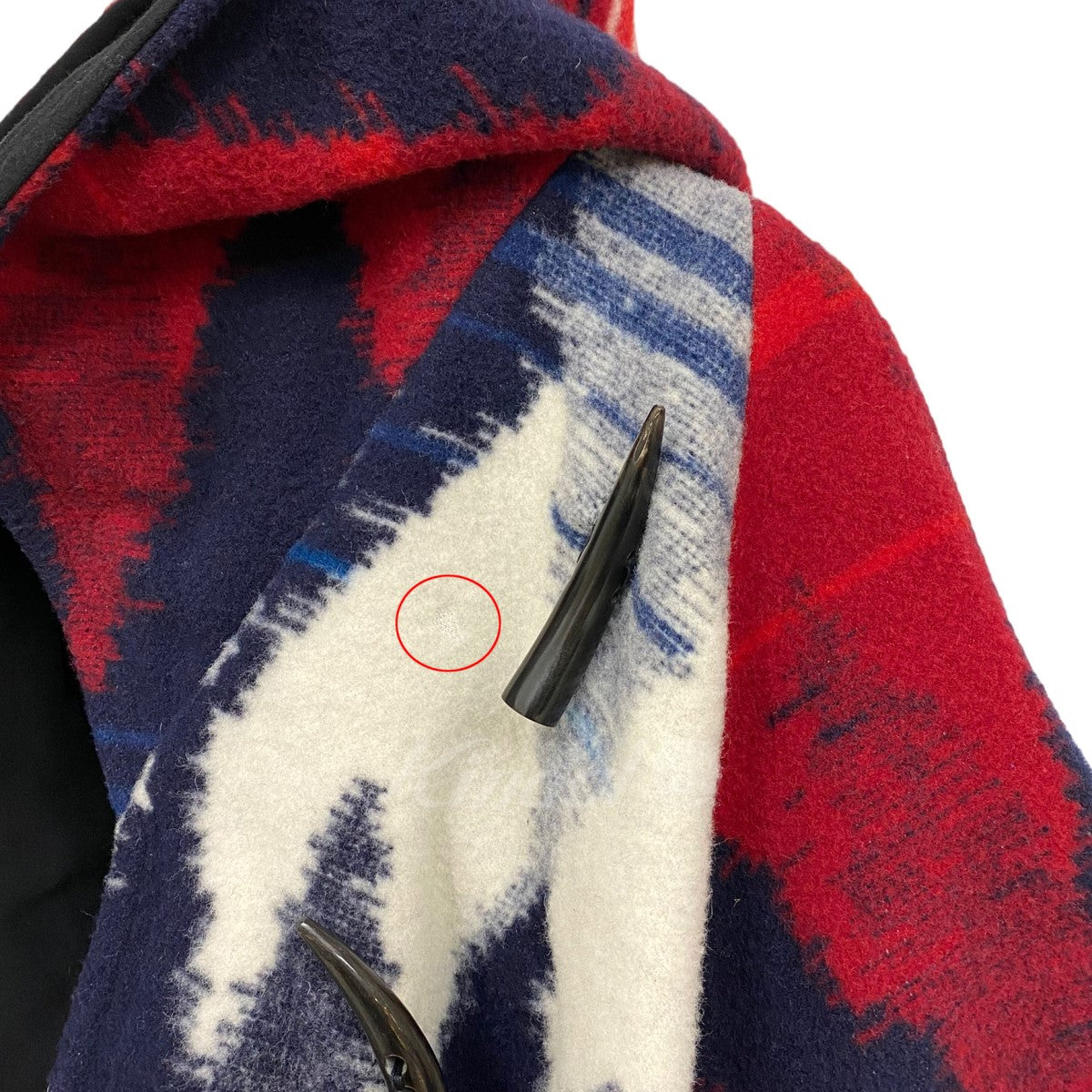 Pendleton×Lindsey Thornburg L’Appartement 14AWブランケットケープオーバーサイズポンチョコート 古着・中古-9枚目のアイテム画像
