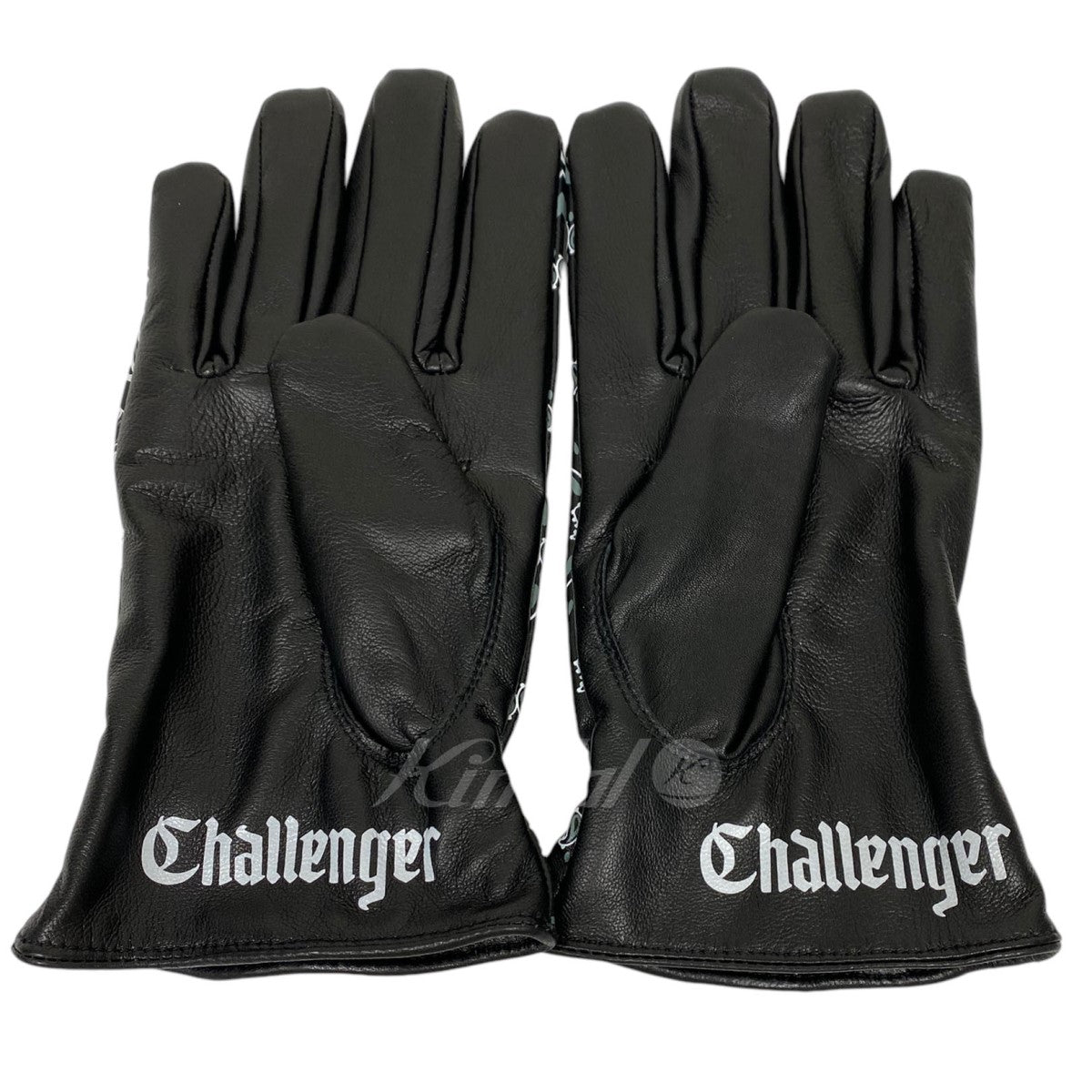 CHALLENGER(チャレンジャー) 23AW BANDANA LEATHER GLOVEバンダナレザーグローブ手袋 ブラック サイズ  M｜【公式】カインドオルオンライン ブランド古着・中古通販【kindal】