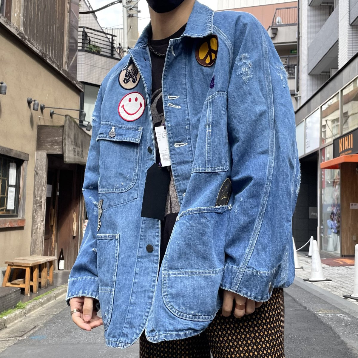 Needles×JOURNAL STANDARD 別注22SS ASSORTED PATCH COVERALL JACKET 