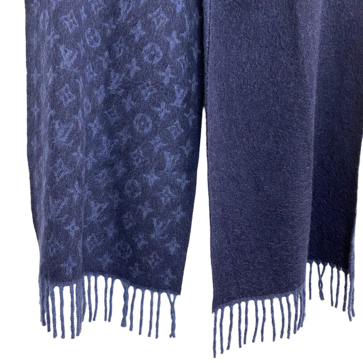 LOUIS VUITTON Monogramモノグラム グラディエント ウールカシミヤマフラーM70257 古着・中古-4枚目のアイテム画像