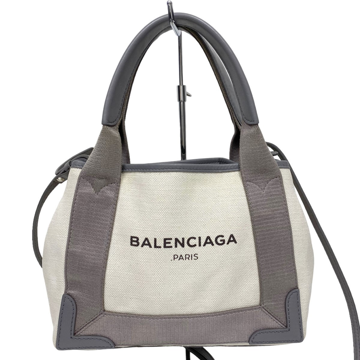 BALENCIAGA(バレンシアガ) Navy Cabas XSネイビーカバス ポーチ付2WAY