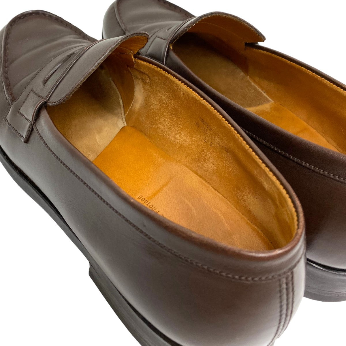 J．M．WESTON Signature Loaferボックスカーフレザーシグニチャーローファーシューズ靴180 古着・中古-9枚目のアイテム画像