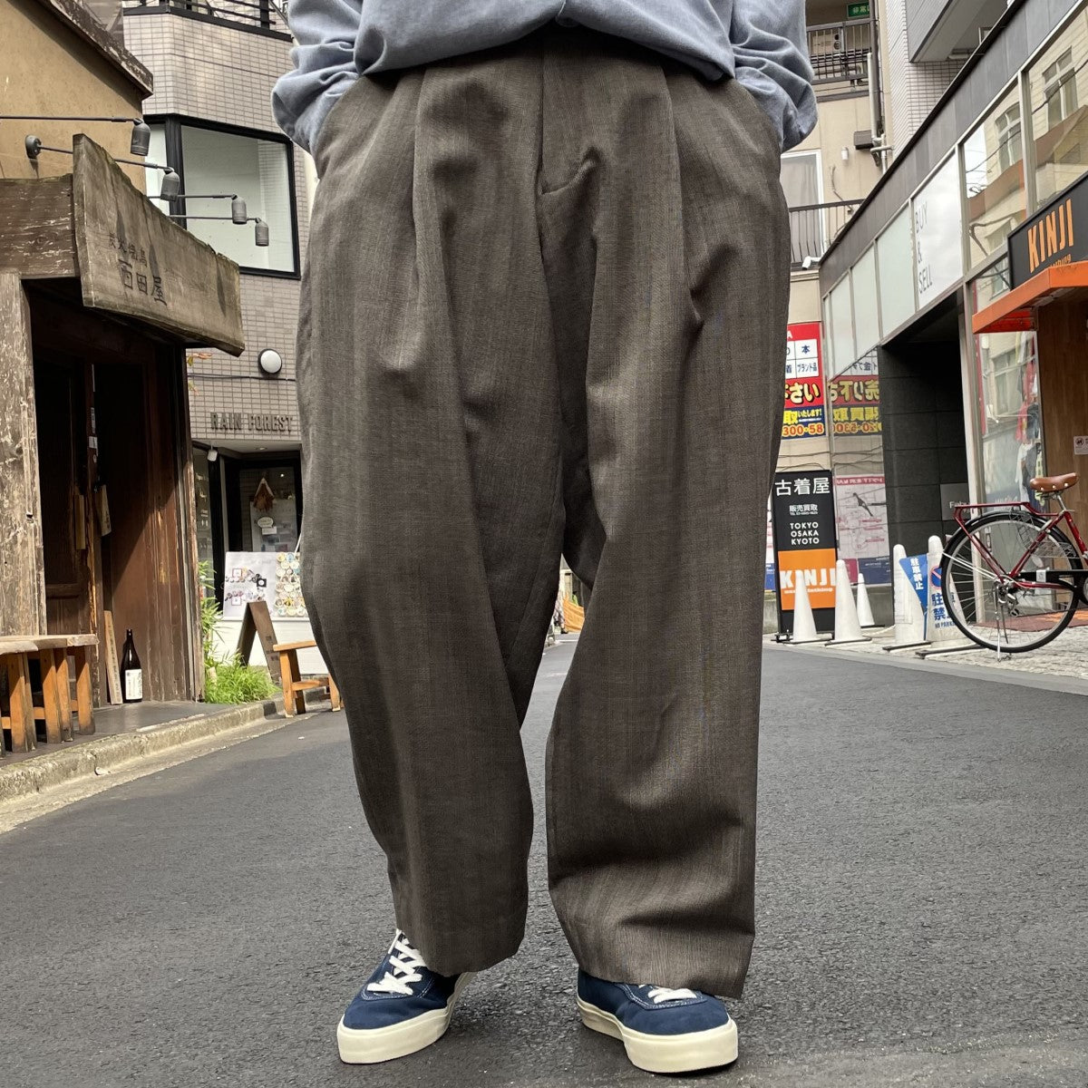 MAATEE＆SONS(マーティーアンドサンズ) 23AW俺の軍パンGUN-PAN MILITARY SLACKSワイドミリタリースラックスパンツ