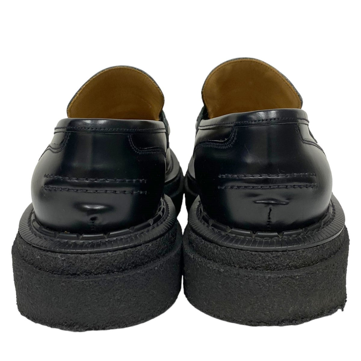 サカイ ジョージコックスの21AW Double Sole Coin Loaferダブルソールコインローファーレザーシューズ靴です。 sacai×GEORGE COX シューズ 古着・中古アイテム