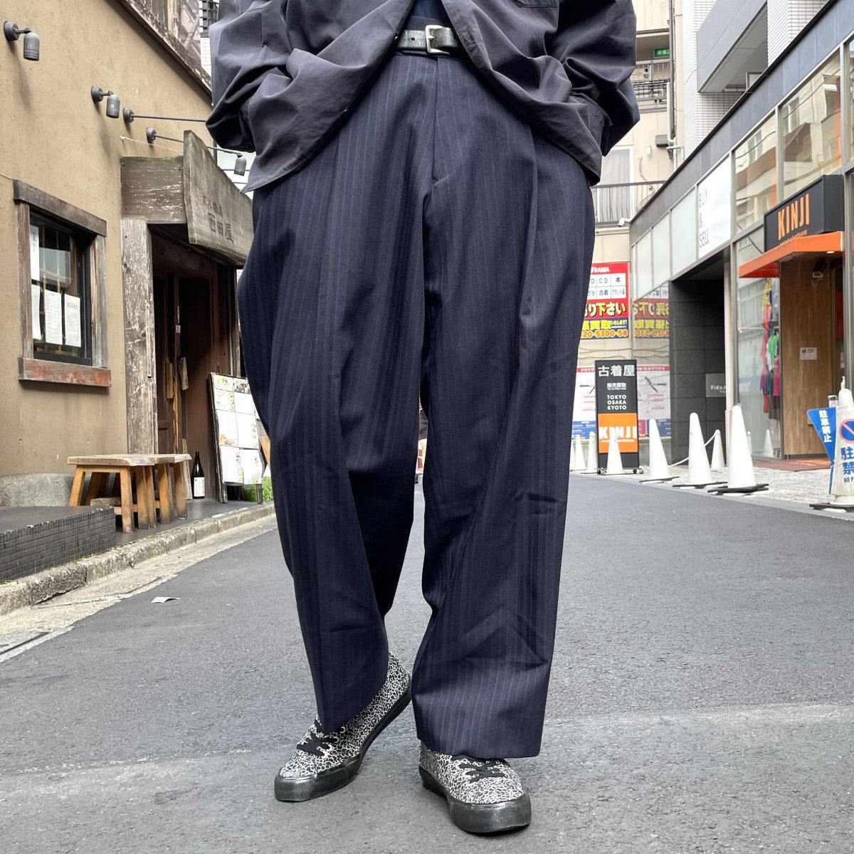 MAATEE＆SONS(マーティーアンドサンズ) 23AW俺の軍パンGUN-PAN MILITARY SLACKSワイドミリタリースラックスパンツ