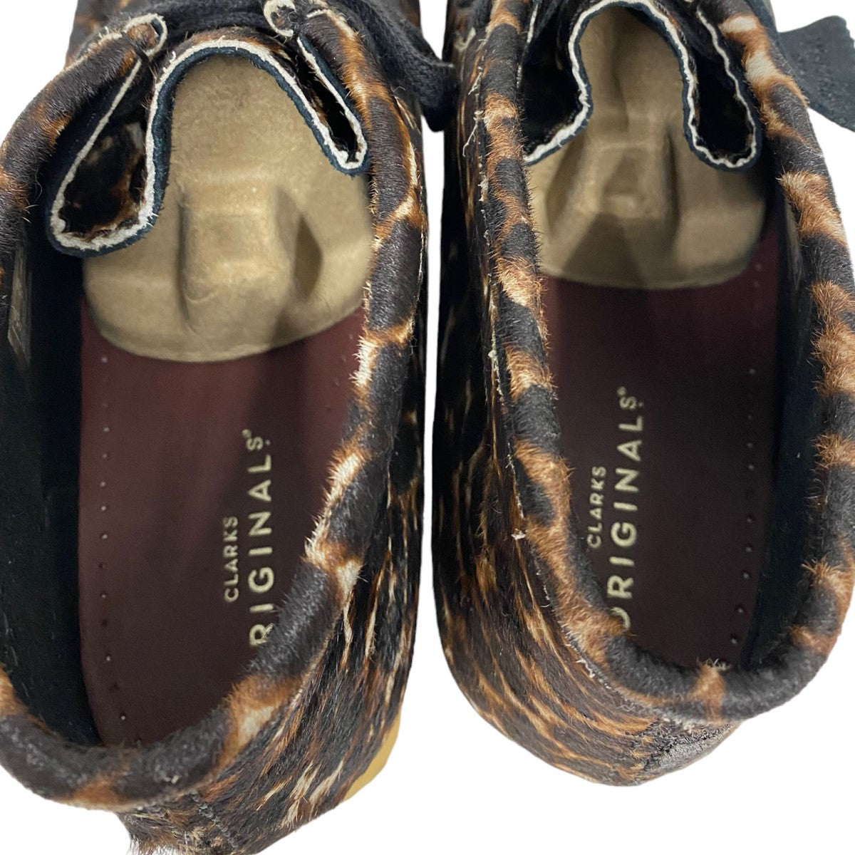 CLARKS(クラークス) Wallabee Boot Black Animal Printワラビーブーツアニマルレオパード11826 11826  ブラウン サイズ UK10(28cm)｜【公式】カインドオルオンライン ブランド古着・中古通販【kindal】