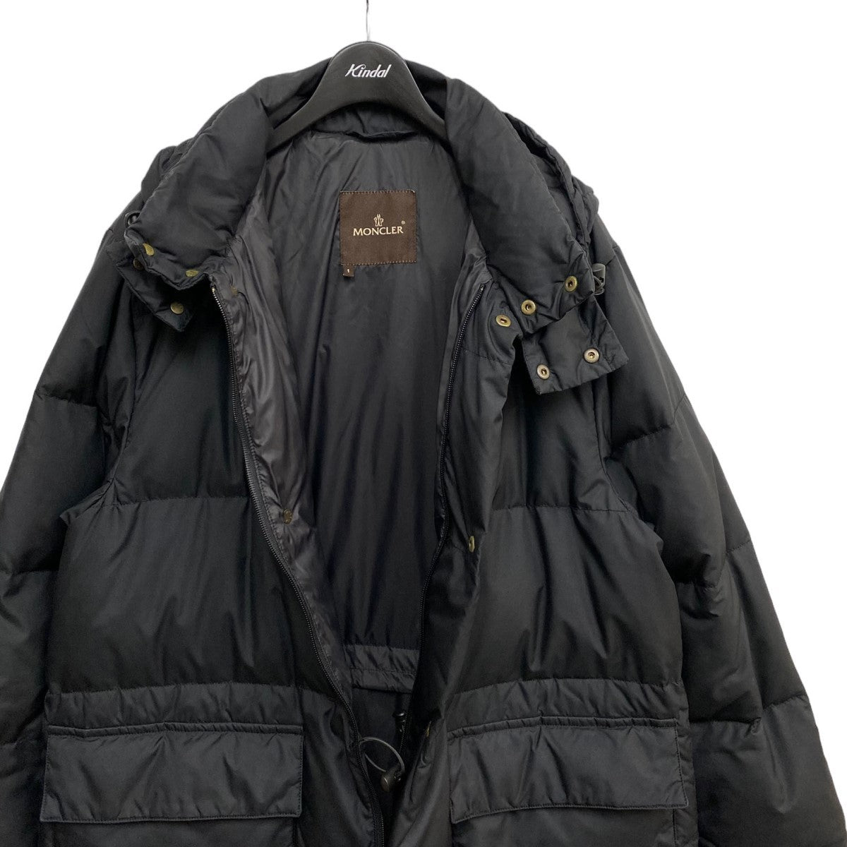 MONCLER 茶タグ廃番PARISパリボリュームダウンジャケット 古着・中古-6枚目のアイテム画像