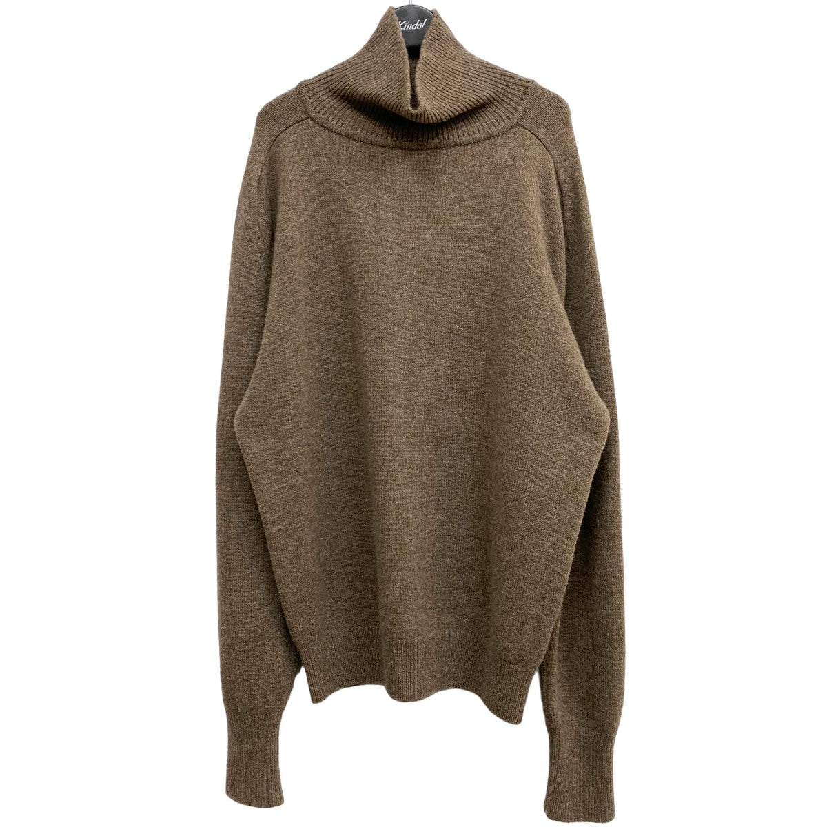HERILL 21AWBlack Sheep Turtleneckブラックシープタートルネックウールニットセーター 古着・中古-1枚目のアイテム画像