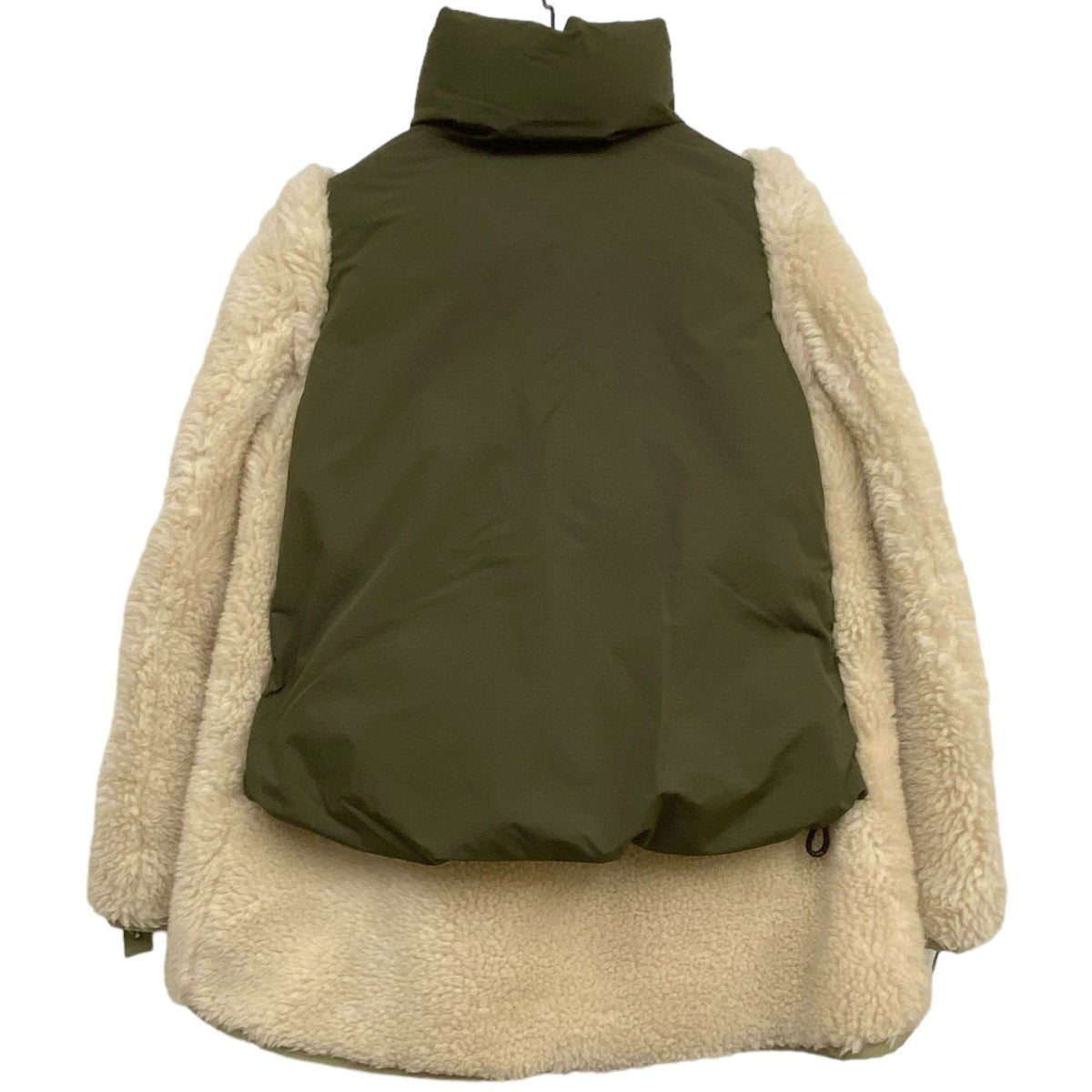 sacai(サカイ) 22AWFAUX SHEARLING × PADDED BLOUSONミリタリーボア