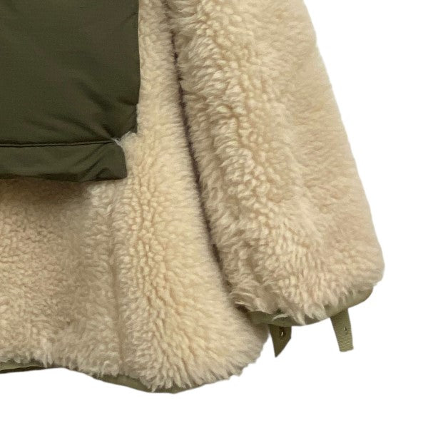 sacai(サカイ) 22AWFAUX SHEARLING × PADDED BLOUSONミリタリーボア