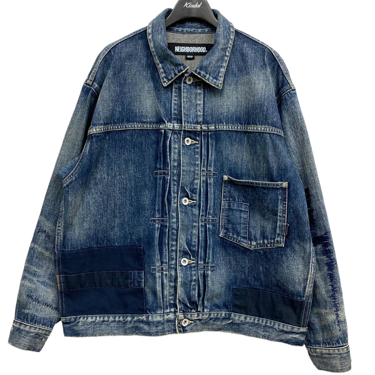 NEIGHBORHOOD(ネイバーフッド) 23SSSavage Denim Type-1 Jacket 1stベース加工デニムトラッカージャケット