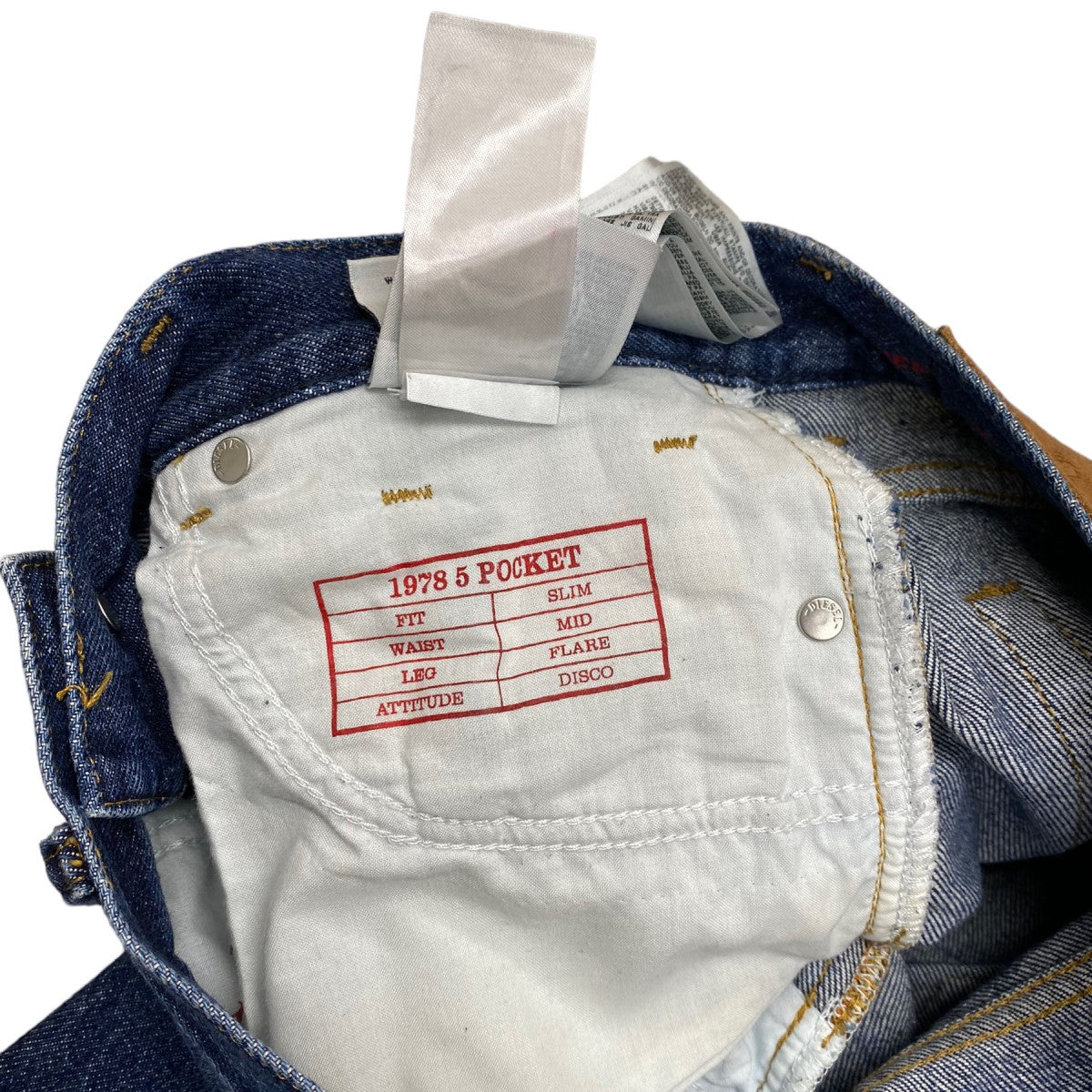 DIESEL(ディーゼル) 1978 DISCO Flare Denim USED加工ディスコスリムフィットフレアデニムパンツ インディゴ サイズ  W26(72cm)｜【公式】カインドオルオンライン ブランド古着・中古通販【kindal】